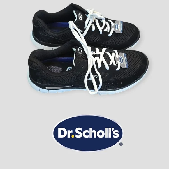 Scholl's Shoes Dr Scholls Womens Black Frida Tech Athletic